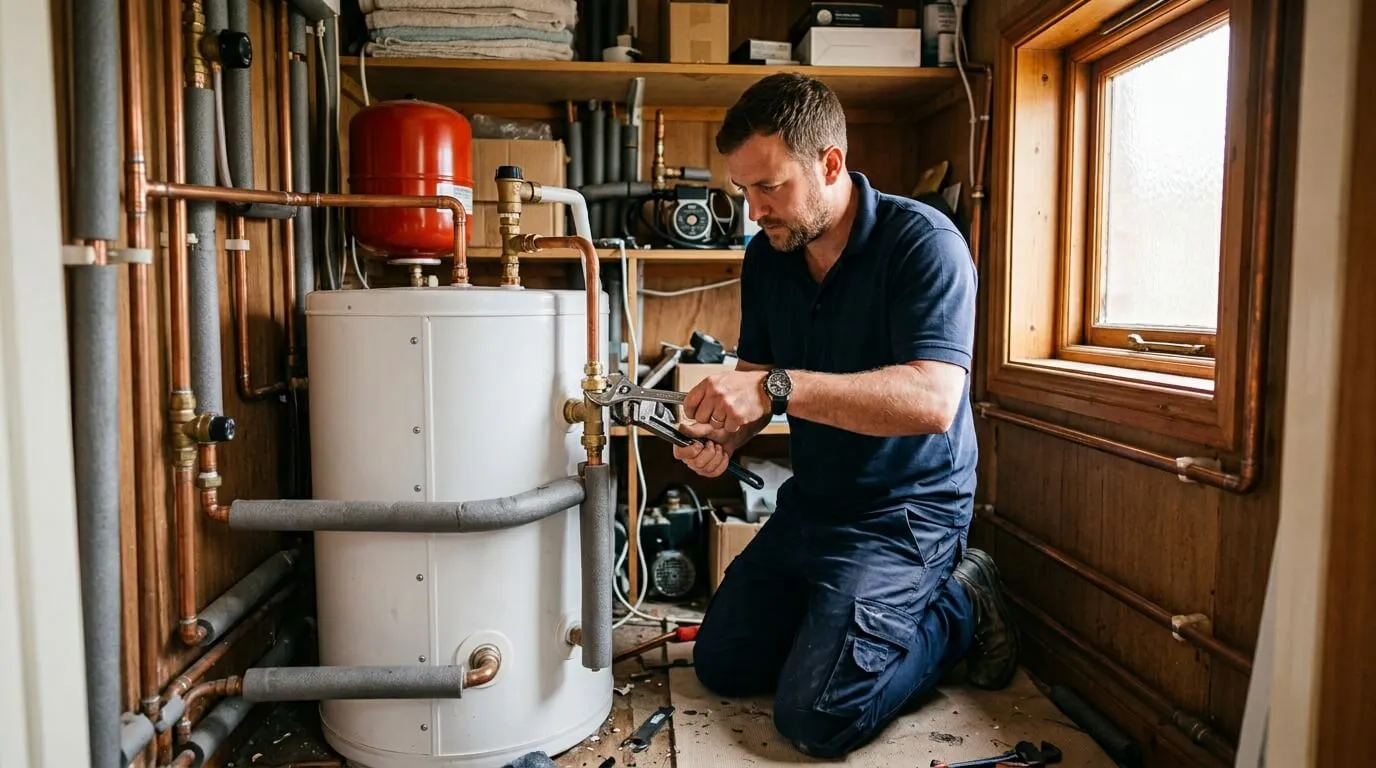 Unvented cylinder system in Burnley